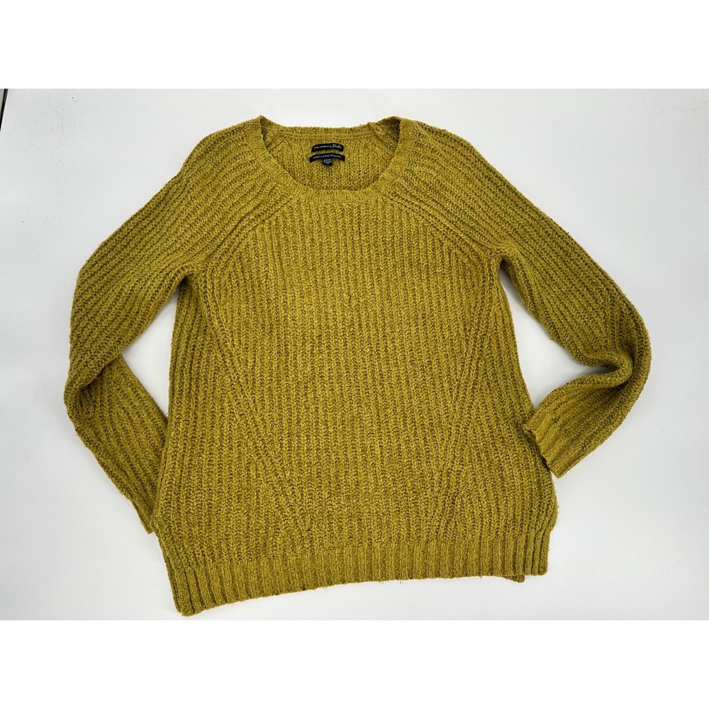 American Eagle Outfitters Chunky Knit Sweater Green Size S